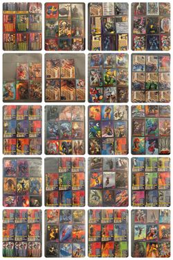 Huge Vintage Marvel Trading Card Collection