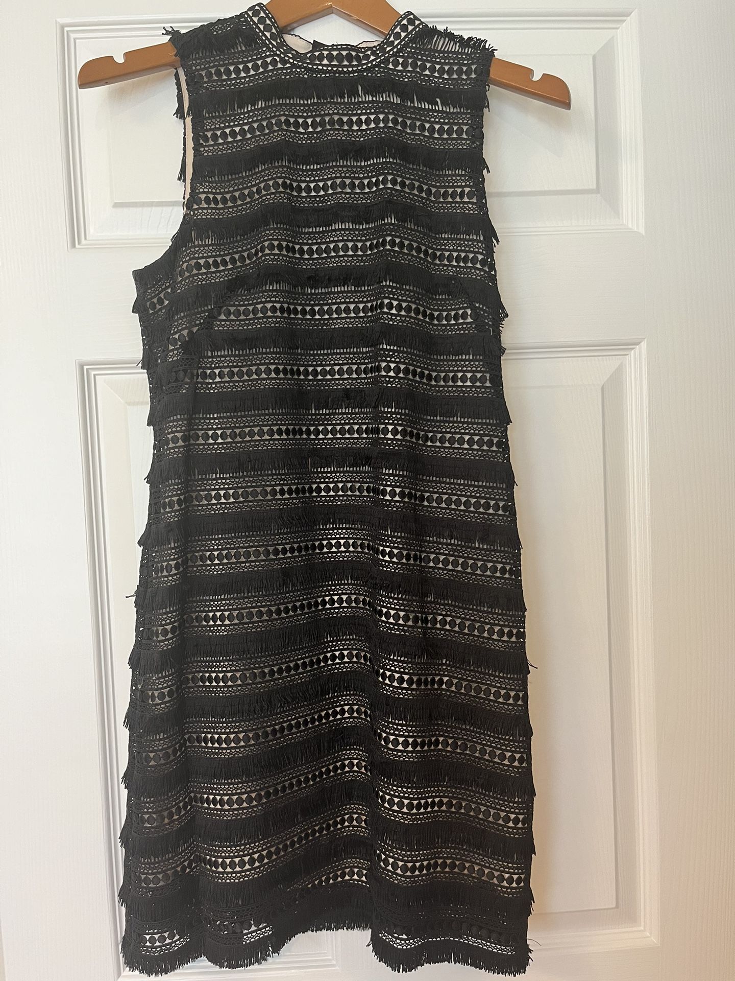 J Crew Fringe Dress Sz 0