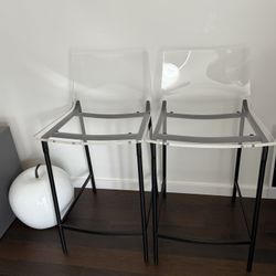 Chiaro Clear Acrylic Counter Stools For Sale (2)