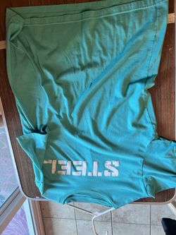 Steel Supplements Large Shirt Blue 