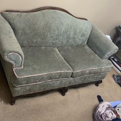 Vintage Loveseat Couch- Victorian Style 