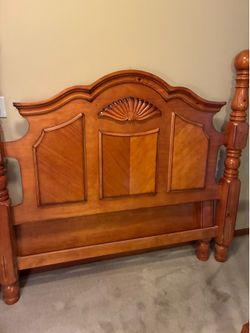 Bed frame Queen size,  Headboard
