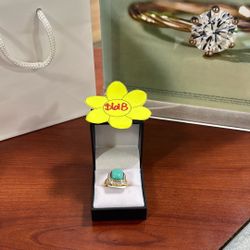 Colored Gold Stone W/ Diamonds 💎 👇👇