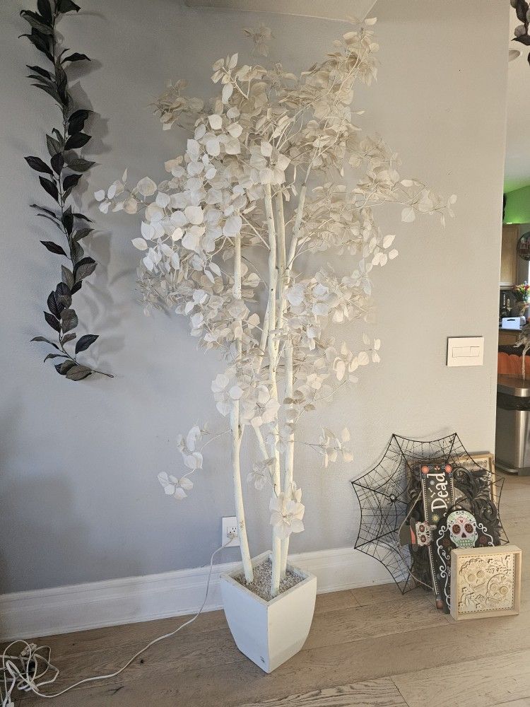 Z Gallerie Faux Aspen Trees X 2