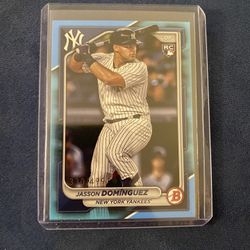 Jasson Dominguez Rookie Numbered Refractor /499