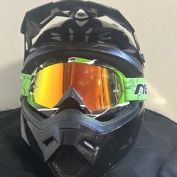 Helmet  (Size Medium) With Glasses