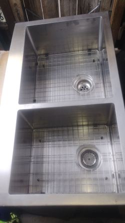 Stainless Steel Double Basin Kitchen Sink