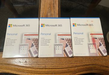 Microsoft 365 Personal – 12-Month Subscription – BRAND NEW & Sealed