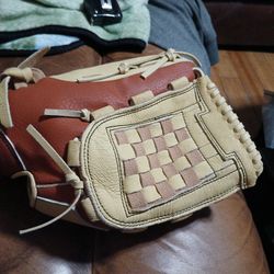 Primed 13" Velocity Series Fielders Glove Adult Slow Pitch Leather  & Synthetic  Left Hand Throw 