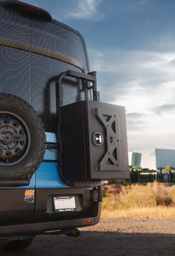 OV Transit Bike Rack and Box Carrier : Rear Door B2 Classic