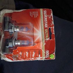 Silverstar Ultra Headlight Bulbs 9005 For Chevy Highbeams. 60 Bucks At Autozone 