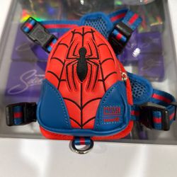 Loungefly Spiderman Dog Harness Backpack Size Small
