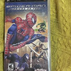Spider-Man: Friend or Foe (Sony PSP, 2007) Complete W/ Manual