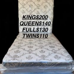 Mattresses King Queen Full Twin 