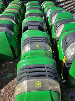 ((READ AD))(($60 EACH))((HOOD L--SERIES Johndeere)) Riding Mower