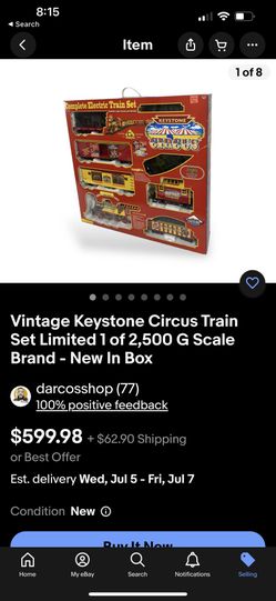 Barnum And Bailey  Train Set 