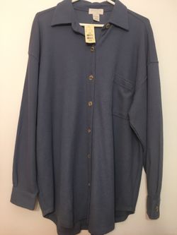Oversized button down Sweater