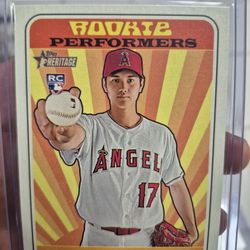 2018 TOPPS Heritage Shohei Ohtani Rookie Card 