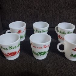 Vintage Egg Nog Cups