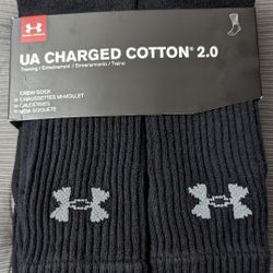 Under Armour UA Charged Cotton 2.0 sock -6-Pack