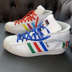 Adidas Pro Model Colorful Trefoil Cloud White FX0183 La Marque Aux 3 Bandes 12