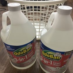 OdoBan 3-1 Carpet Cleaner, 128 Fl Oz ea (2 pack) Brand new