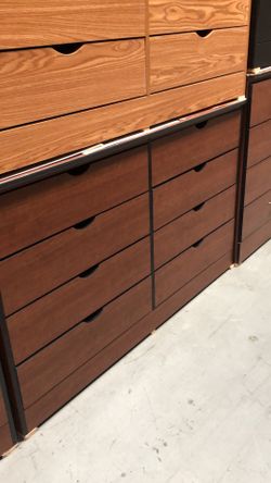 All new compressed wood Kathy dresser
