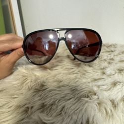 Vintage 1970's Polarized Ski Sunglasses, Mirrored Lenses, 