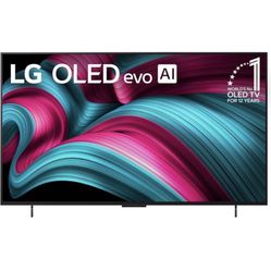 LG 42-Inch Class OLED evo AI 4K C5 Series Smart TV w/Dolby Atmos, Dolby Vision, HDR10, AI Super Upscaling 4K, Filmmaker Mode, Wow Orchestra, Alexa Bui