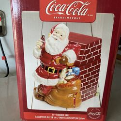 Coca Cola Santa Cookie Jar