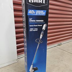 HART 40-Volt 12-inch Cordless String Trimmer Kit
