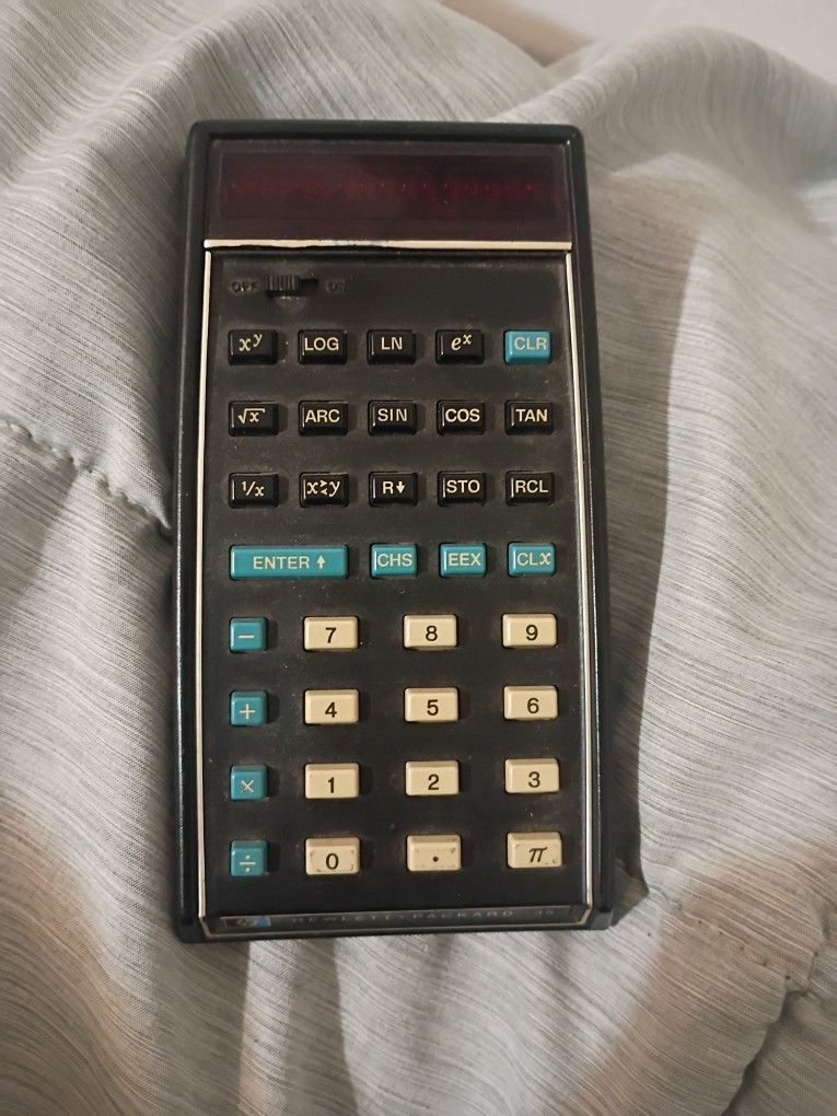 Vintage Hewlett Packard HP-35 Calculator