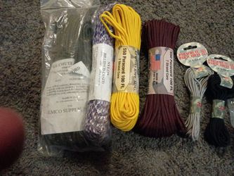 Paracord Lot – 550 and 325 Mixed Colors