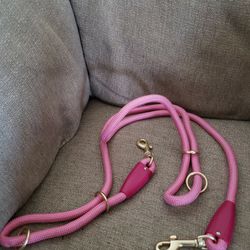 Dogs Leash Pink For Two Dogs 