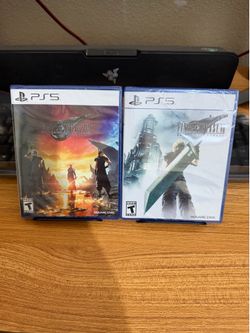 NEW SEALED Final Fantasy 7 Remake + Rebirth for Playstation 5