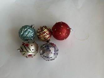 Bedazzzled Christmas ornaments