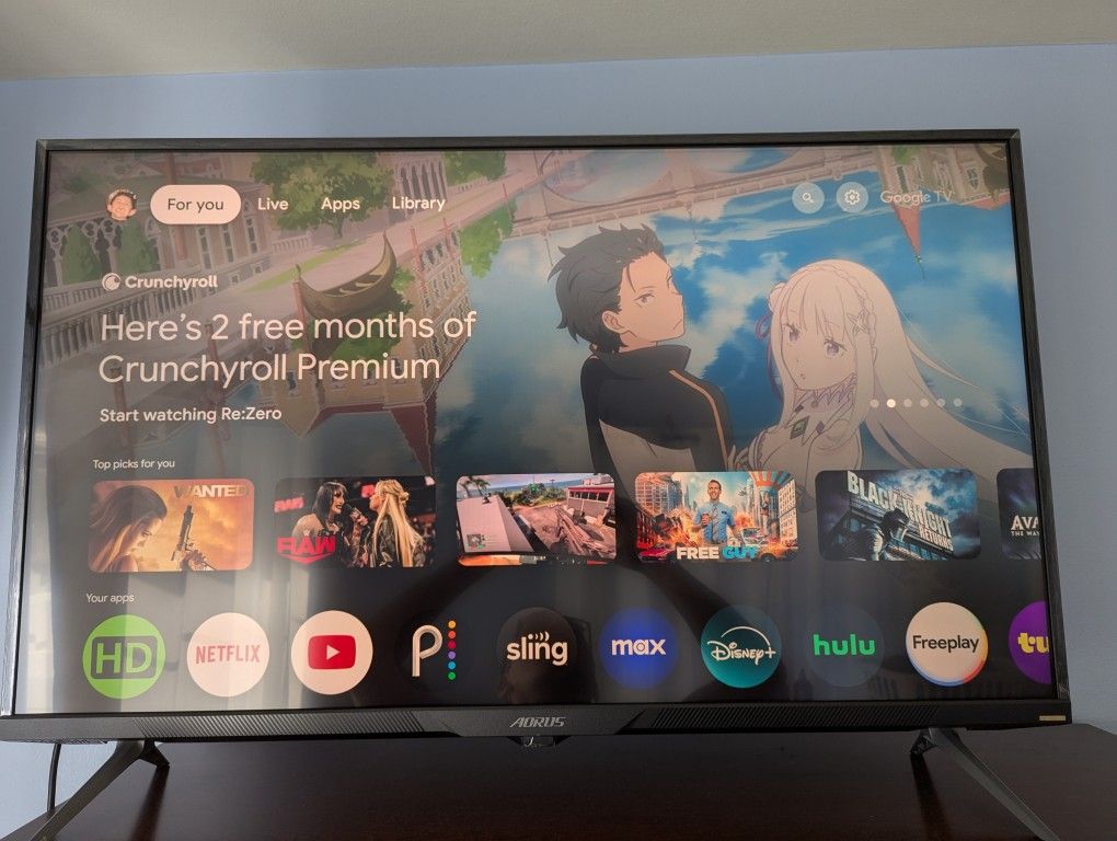 4k 43 Inch HDR 144hz Gaming monitor