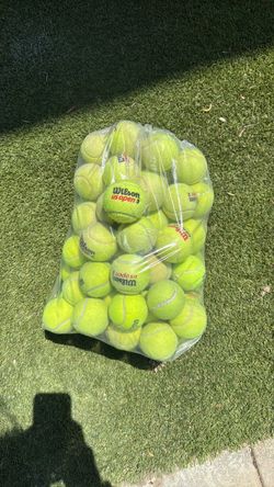 Barely used Wilson, Penn, Dunlop, etc. tennis balls $0.50 each
