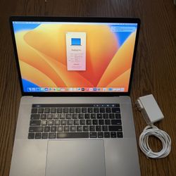 Macbook Pro 15" 2017/16GB RAM/512GB SSD/Sequoia 15.6/Fully Functional