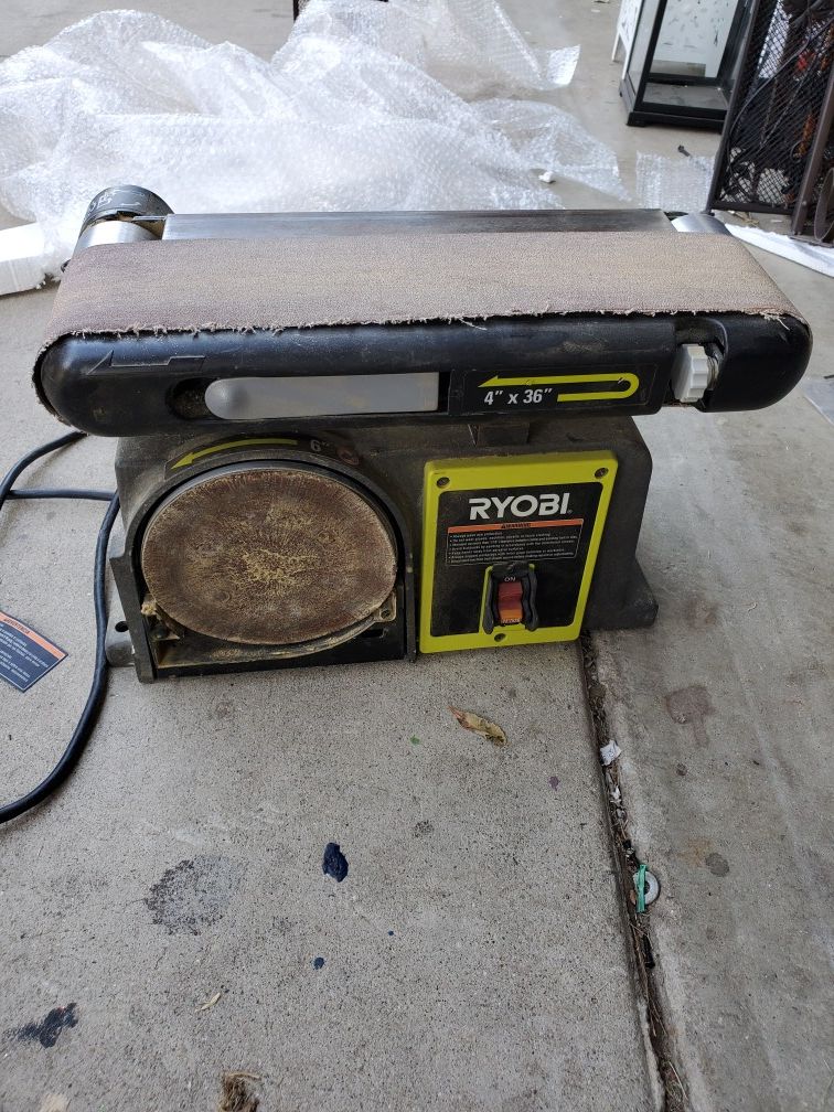 Ryobi belt sander normal use