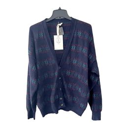 Urban Outfitters Vintage Oversized Navy Cardigan 