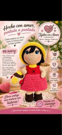 Heydy. Acrochet amigurumis. Echo amano %