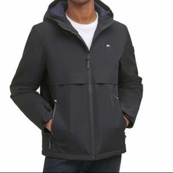 Tommy Hilfiger Men Performance Hooded Jacket Black 