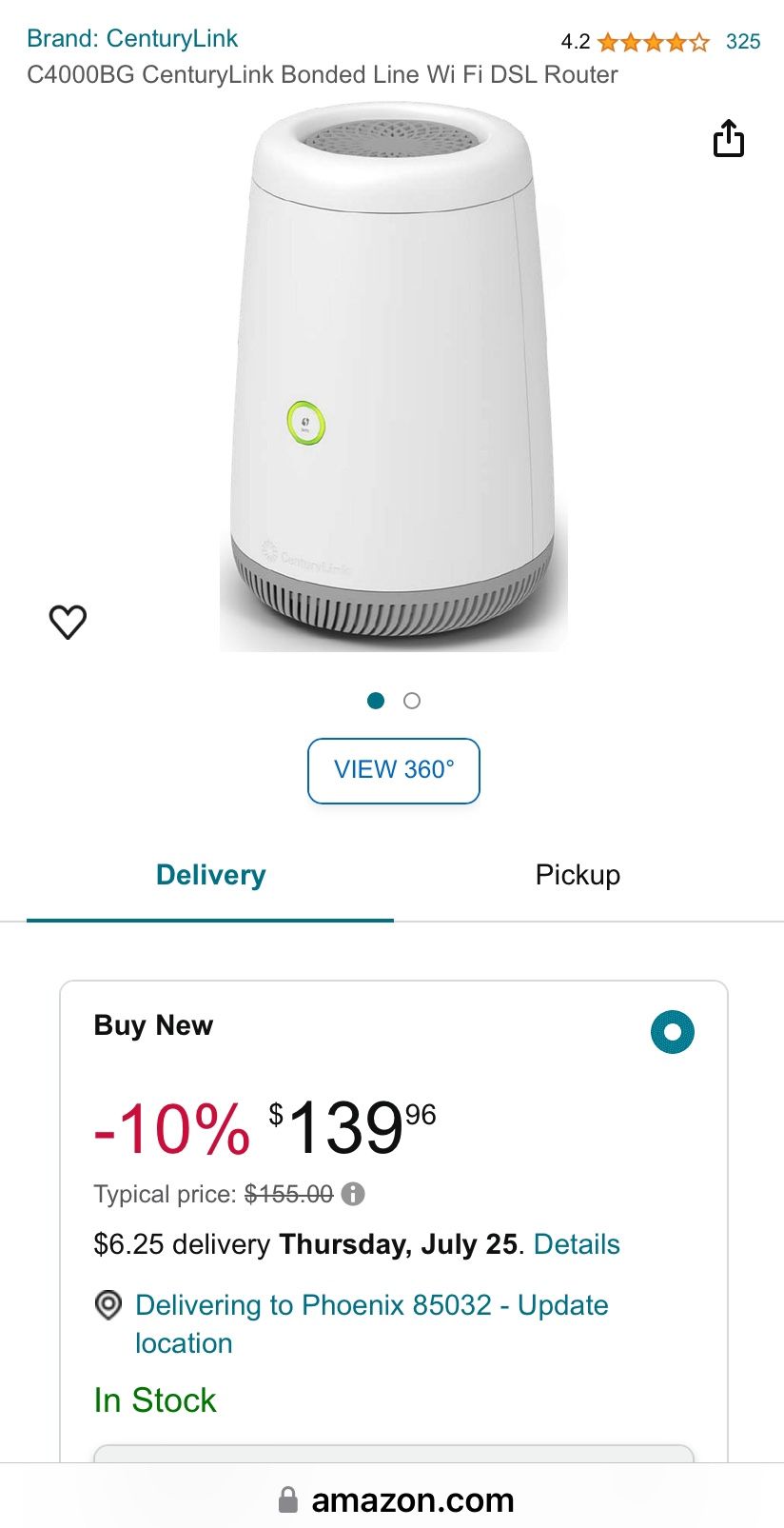 Centurylink Router & Modem - $85