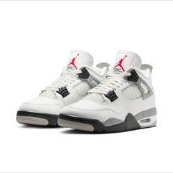 Jordan 4 White Cement NEW IN HAND