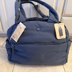 Blue travel bag 