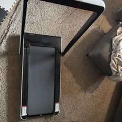 Goplus 2 in 1 Folding Treadmill,  Superfit Under Desk Electric Treadmill