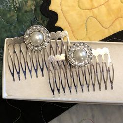 Pearl Hair Combs