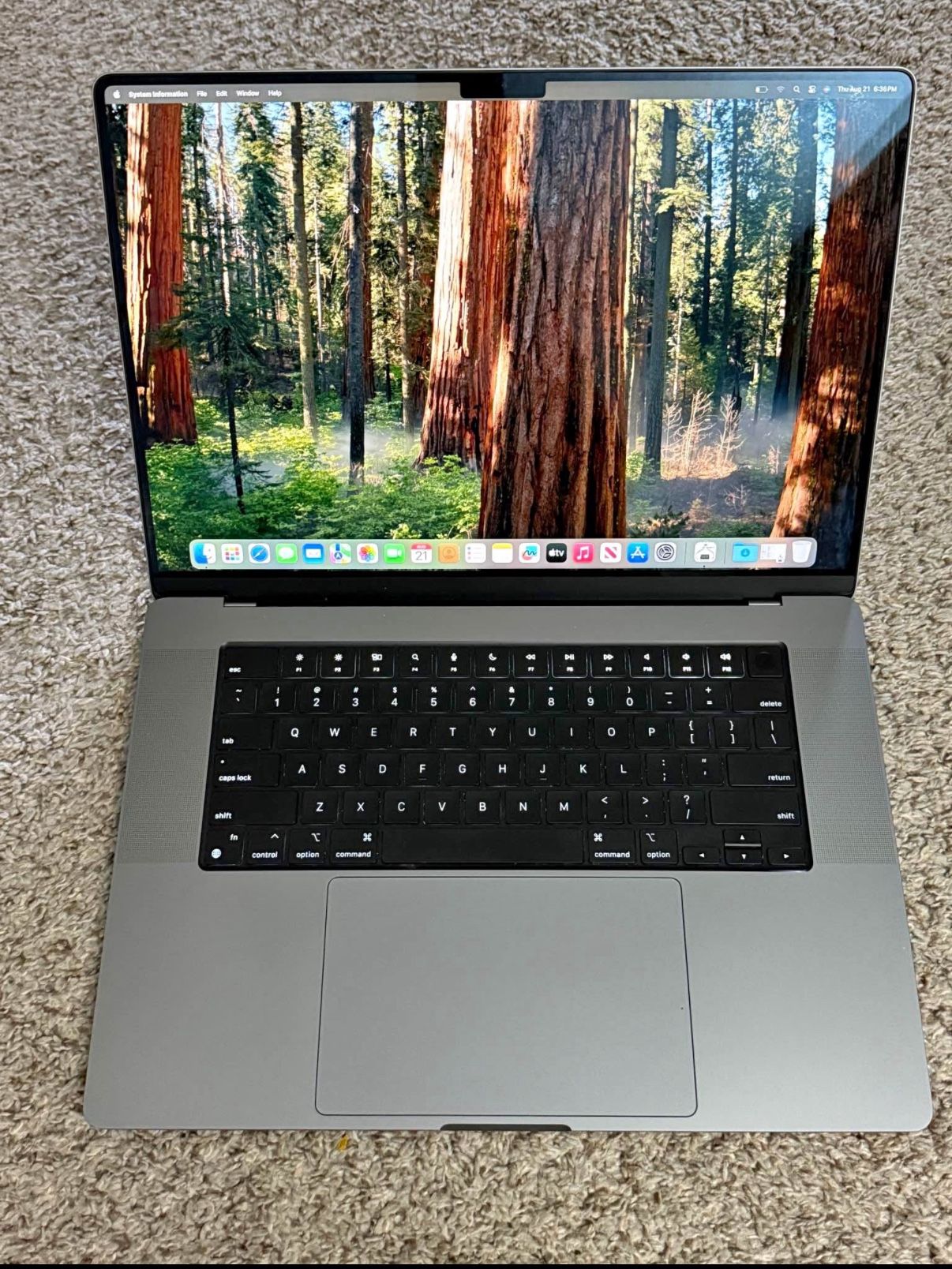16” MacBook Pro M1 Max 32GB Ram 1TB SSD