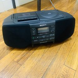 Sony Stereo boombox radio cd cassette recording player